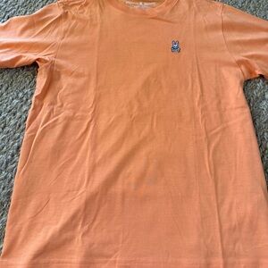 Psycho Bunny Boys Orange T-Shirt with Embroidered Logo Size XL 18/20 NWOT